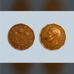 1944 United Kingdom 3 Pence